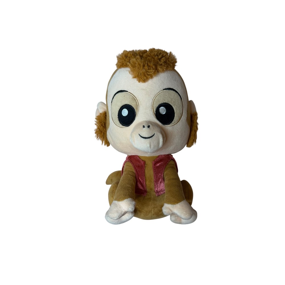 Disney Aladdin‎ Abu Plush Monkey Stuffed Animal Red Vest Fez Hat Small 10 Inch